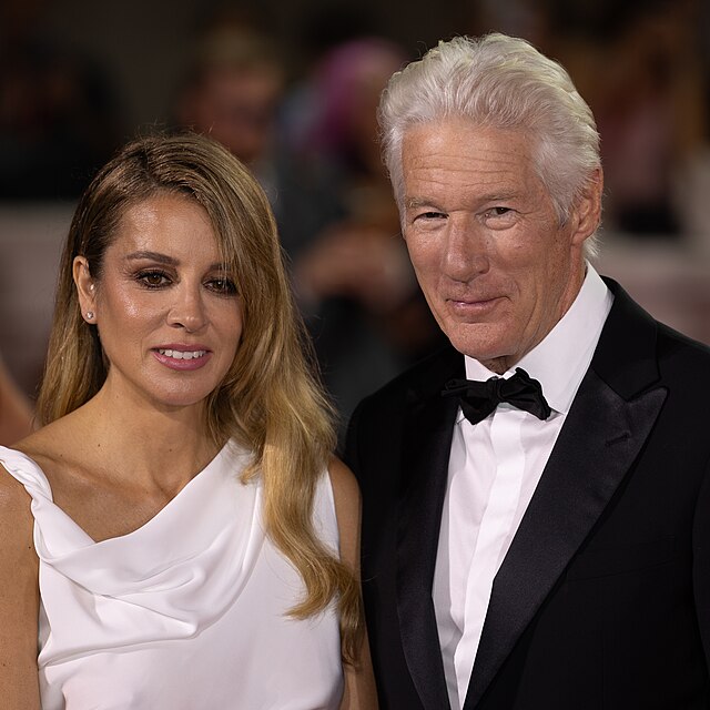 Richard Gere y su esposa